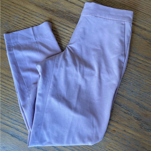 Banana Republic Blush Crop Relaxed Dress Pants Size 4 - Picture 2 of 12